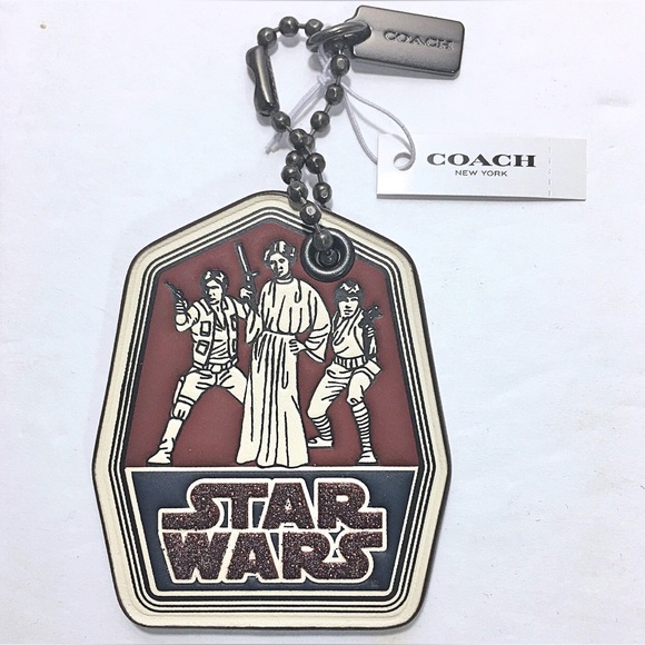 COACH Star Wars Trio Hangtag Keychain Bag Charm - Picture 4 of 7